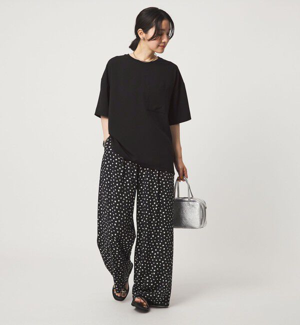 UNITED ARROWS green label relaxing「【WEB限定】＜at ease＞ジョーゼット カットソー 吸水速乾」|Tシャツ・カットソー|