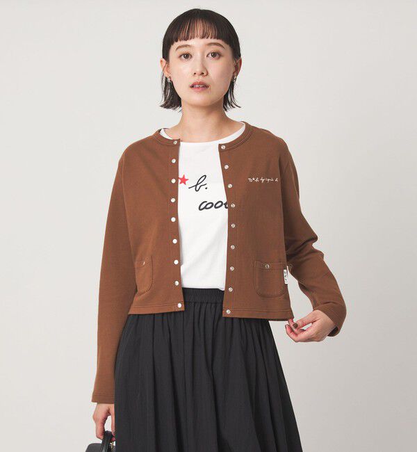 UNITED ARROWS green label relaxing「＜To b. by agnes b.コラボ＞ドットボタン カーディガン」|カーディガン|