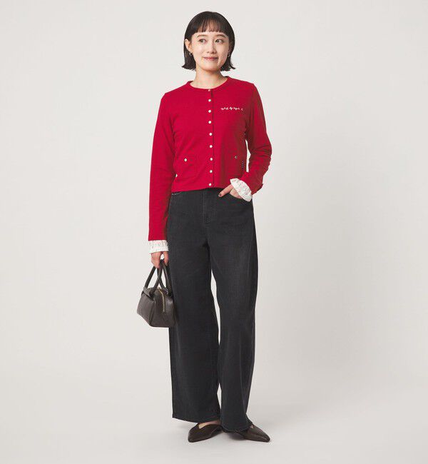 UNITED ARROWS green label relaxing「＜To b. by agnes b.コラボ＞ドットボタン カーディガン」|カーディガン|
