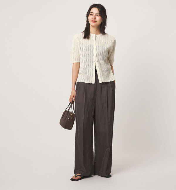 UNITED ARROWS green label relaxing「ガラアミ クルーネック カーディガン」|カーディガン|