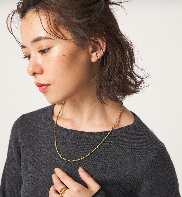UNITED ARROWS green label relaxing「デコボコボール マンテル ネックレス」|ネックレス|