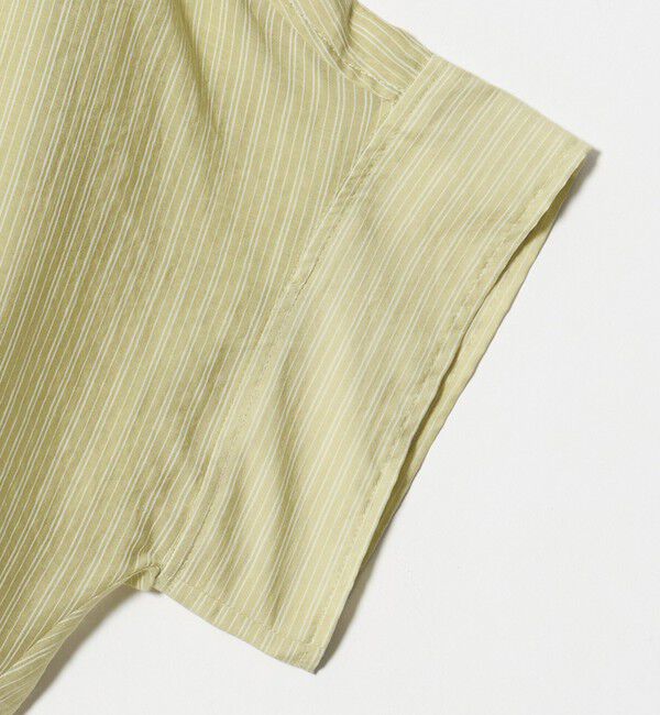 UNITED ARROWS green label relaxing「シアー ストライプ ポケット ショートスリーブ ブラウス」|シャツ・ブラウス|