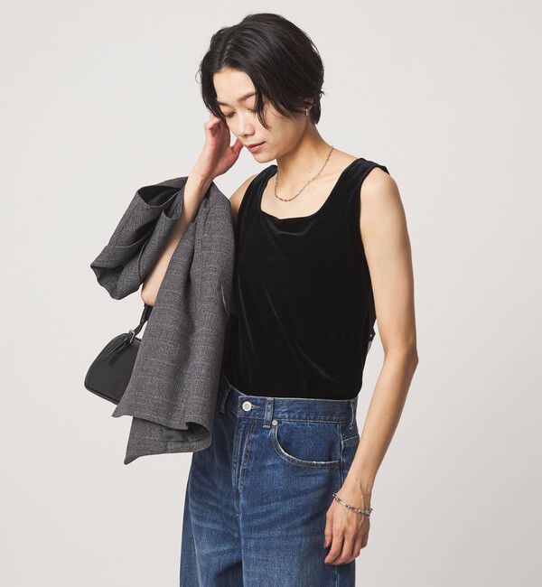 UNITED ARROWS green label relaxing「ベロア タンクトップ」|タンクトップ|