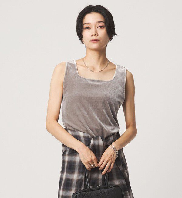 UNITED ARROWS green label relaxing「ベロア タンクトップ」|タンクトップ|