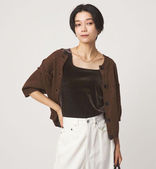 UNITED ARROWS green label relaxing「ベロア タンクトップ」|タンクトップ|