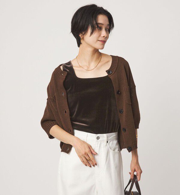 UNITED ARROWS green label relaxing「ベロア タンクトップ」|タンクトップ|