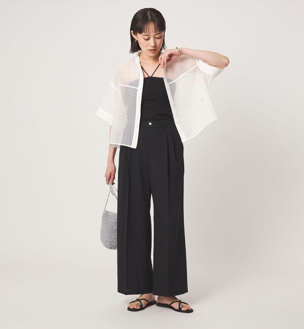 UNITED ARROWS green label relaxing「シアー コードレーン ショートスリーブ シャツ」|シャツ・ブラウス|