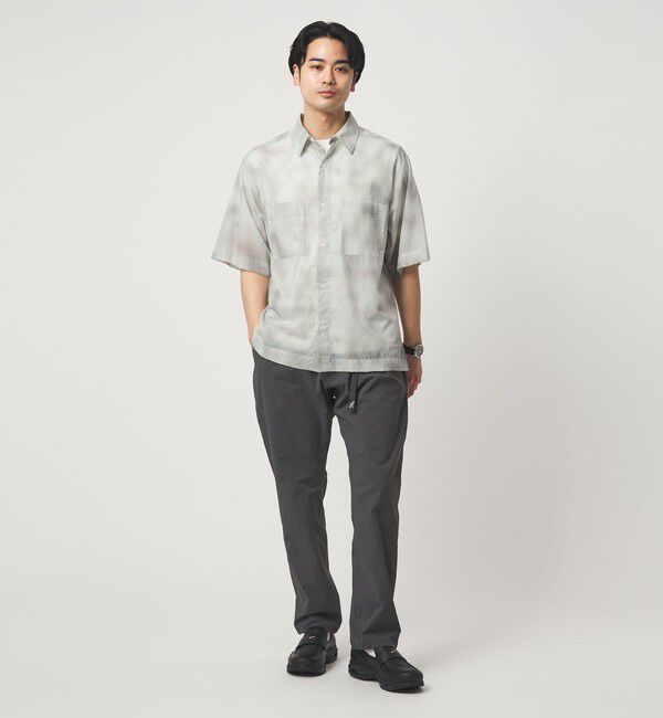 UNITED ARROWS green label relaxing「＜Phospho Graphica＞スプラッシュ パターン レギュラーカラー 半袖シャツ」|シャツ・ブラウス|