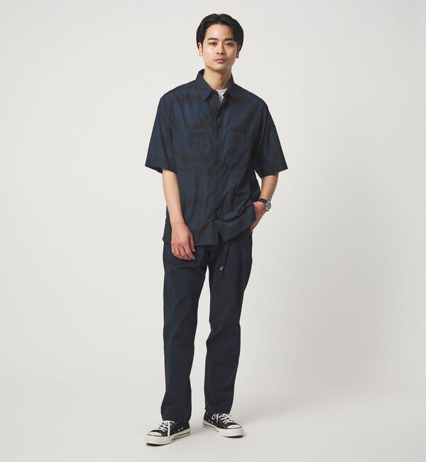 UNITED ARROWS green label relaxing「＜Phospho Graphica＞スプラッシュ パターン レギュラーカラー 半袖シャツ」|シャツ・ブラウス|