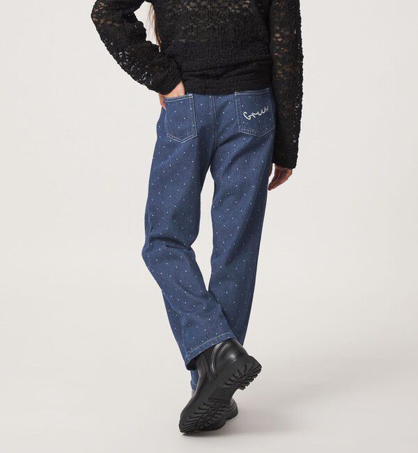 UNITED ARROWS green label relaxing「ドット ガールズ デニム / キッズ 100cm-160cm」|チノ|