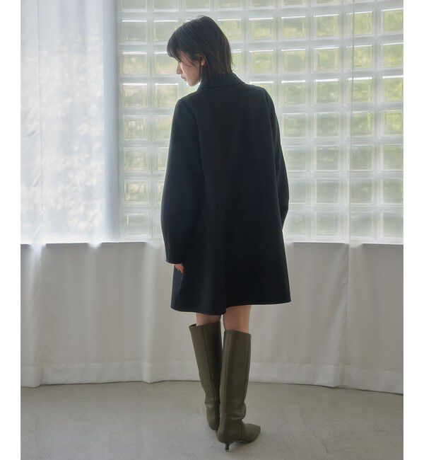 EMMEL REFINES「＜EMMEL REFINES＞EM ダブルクロス パネル ミニワンピース」|ワンピース|