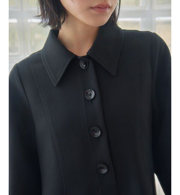 EMMEL REFINES「＜EMMEL REFINES＞EM ダブルクロス パネル ミニワンピース」|ワンピース|