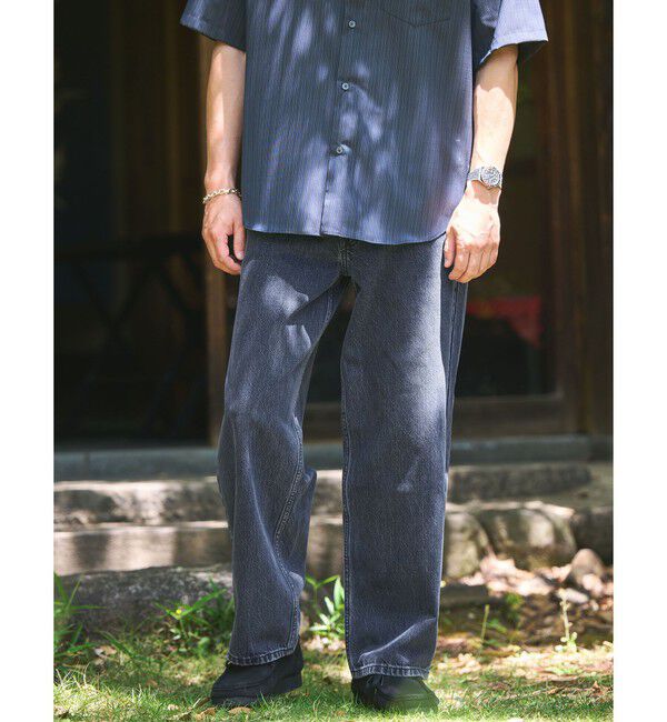 UNITED ARROWS green label relaxing「【別注】＜Levi's(R)＞578 バギー デニム パンツ」|デニム|NAVY