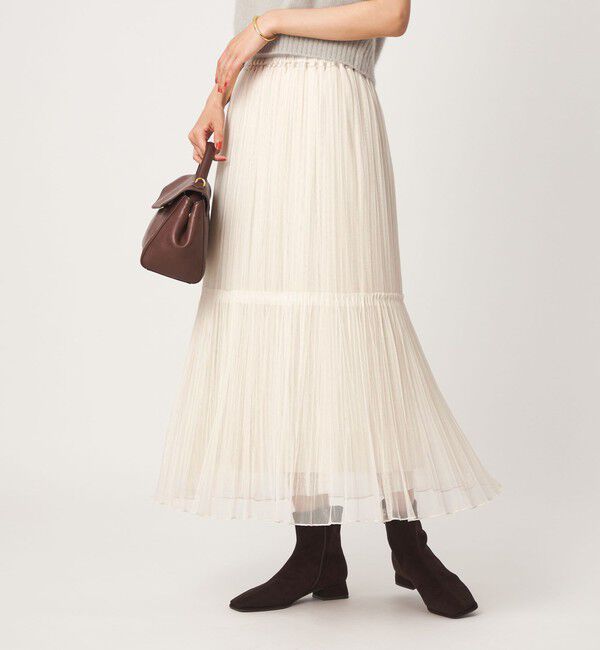 UNITED ARROWS green label relaxing「［size SHORT/TALLあり］2WAY チュール スカート」|スカート|