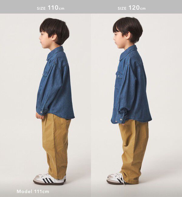 UNITED ARROWS green label relaxing「デニム シャツ / キッズ 100cm-160cm」|シャツ・ブラウス|
