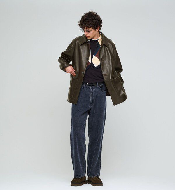 UNITED ARROWS green label relaxing「ラムレザー カバーオール」|その他|