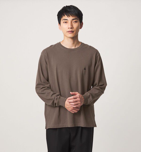 UNITED ARROWS green label relaxing「【別注】＜Brooks Brothers＞GLR カノコ クルーネック カットソー」|Tシャツ・カットソー|