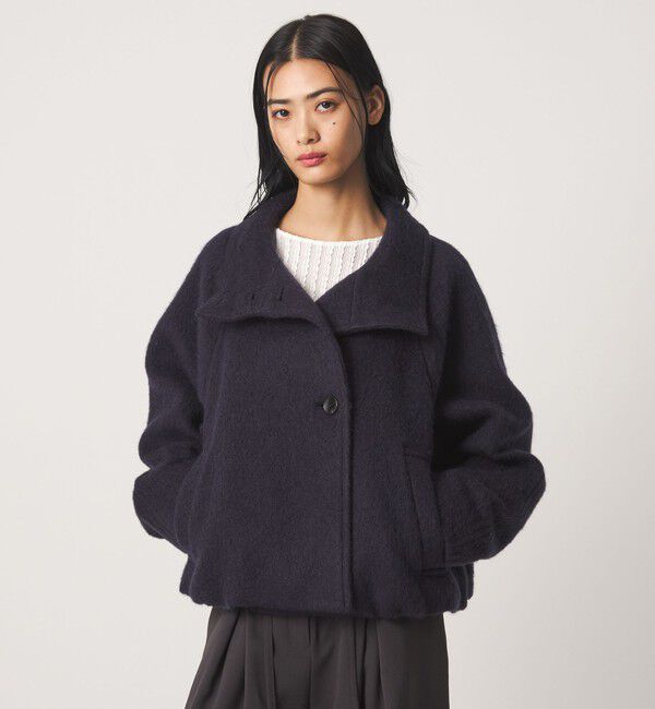 EMMEL REFINES「＜EMMEL REFINES＞EM スタンドシャギー コクーン コート」|その他|