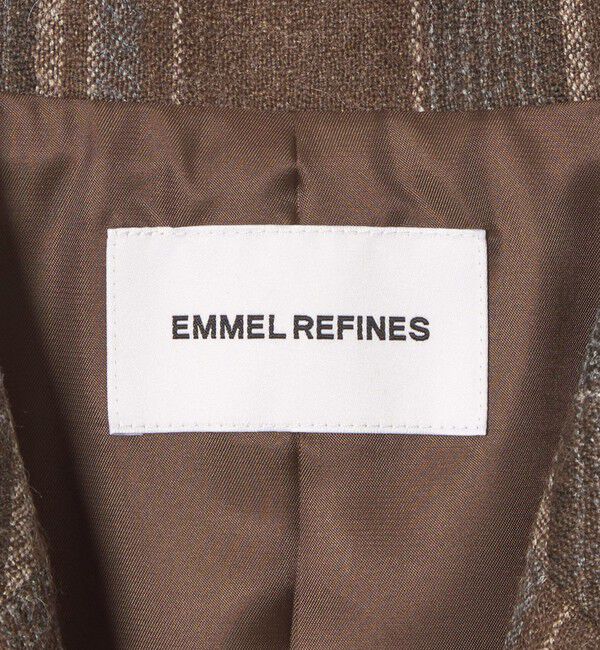 EMMEL REFINES「＜EMMEL REFINES＞EM ミックス ツイード チェック ジャケット」|テーラードジャケット|