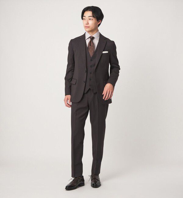 UNITED ARROWS green label relaxing「A+ TWPU サージ スリム アジャスター NP スラックス セットアップパンツ -ストレッチ-」|スラックス|