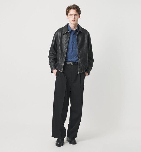 BEAUTY&YOUTH UNITED ARROWS「HI‐LINE ウーステッド ハイウエスト スラックス 26SS」|チノ|