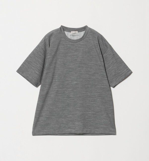 BEAUTY&YOUTH UNITED ARROWS「ウール テクスチャード クルーネック Tシャツ」|Tシャツ・カットソー|