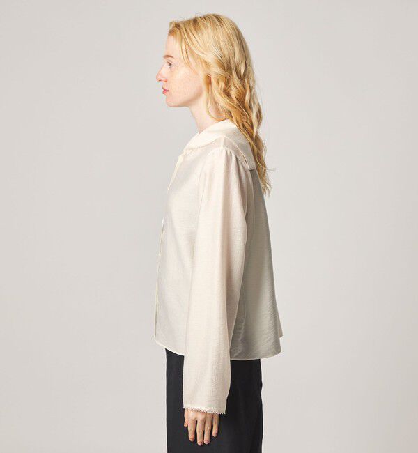 STEVEN ALAN「＜Steven Alan＞レース セーラーカラー ブラウス」|シャツ・ブラウス|