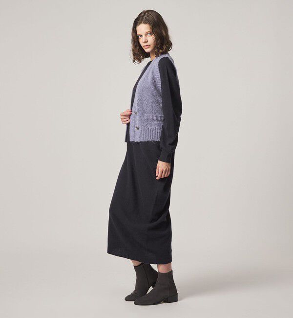 STEVEN ALAN「＜Steven Alan＞ウール モヘヤ ナイロン ダブルボタン ベスト」|ベスト・ジレ|