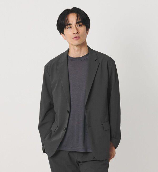 BEAUTY&YOUTH UNITED ARROWS「360&deg;MASTER イーズ コンフォート 2B ジャケット セットアップ対応 撥水 ストレッチ ウォッシャブル」|テーラードジャケット|DK.GRAY