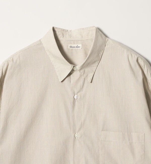 STEVEN ALAN「＜Steven Alan＞ 60 コンパクト ストライプ レギュラーカラー シャツ LOOSE」|シャツ・ブラウス|