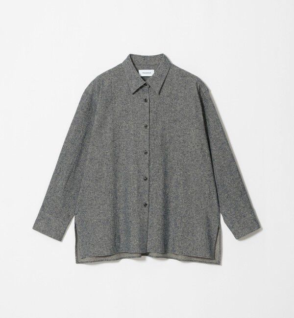 BEAUTY&YOUTH UNITED ARROWS「麻コットン フランネル レギュラーカラー シャツ」|シャツ・ブラウス|NAVY