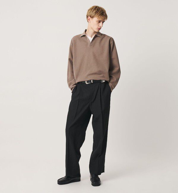 BEAUTY&YOUTH UNITED ARROWS「メランジ ミラノ スキッパー ニット ウォッシャブル」|ニット・セーター|