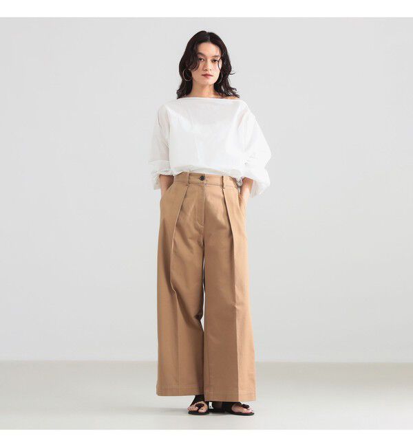Demi-Luxe BEAMS 「ギャザー ショルダー ブラウス」|シャツ・ブラウス|