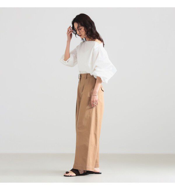 Demi-Luxe BEAMS 「ギャザー ショルダー ブラウス」|シャツ・ブラウス|