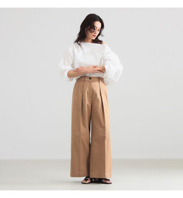 Demi-Luxe BEAMS 「ギャザー ショルダー ブラウス」|シャツ・ブラウス|