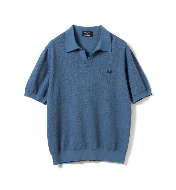 BEAMS「BEAMS｜【別注】FRED PERRY / Skipper Knit Polo Shirt｜ポロシャツ｜コットン100%｜スキッパー型 」|ポロシャツ|