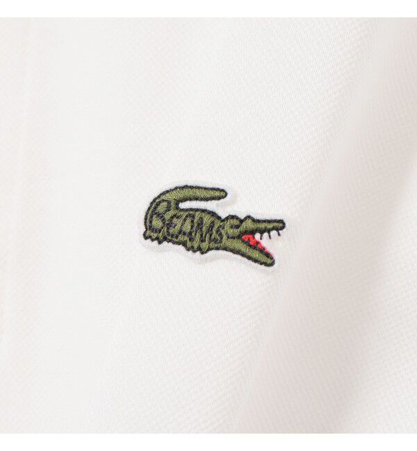 BEAMS「BEAMS｜【別注】LACOSTE / ヘビーカノコ ポロシャツ｜50周年 別注アイテム｜ヘビーカノコ素材｜水洗い可」|ポロシャツ|