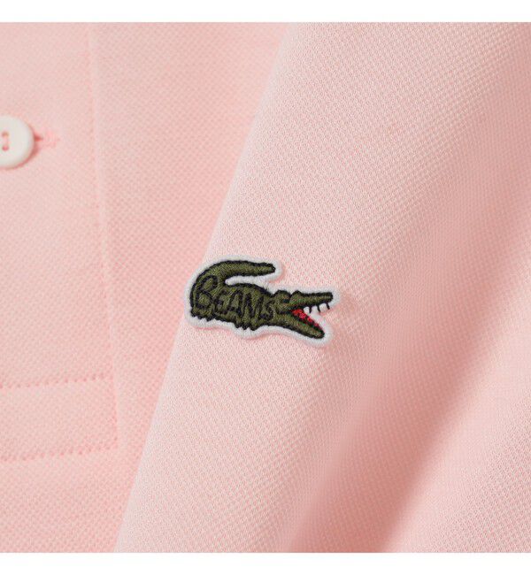 BEAMS「BEAMS｜【別注】LACOSTE / ヘビーカノコ ポロシャツ｜50周年 別注アイテム｜ヘビーカノコ素材｜水洗い可」|ポロシャツ|