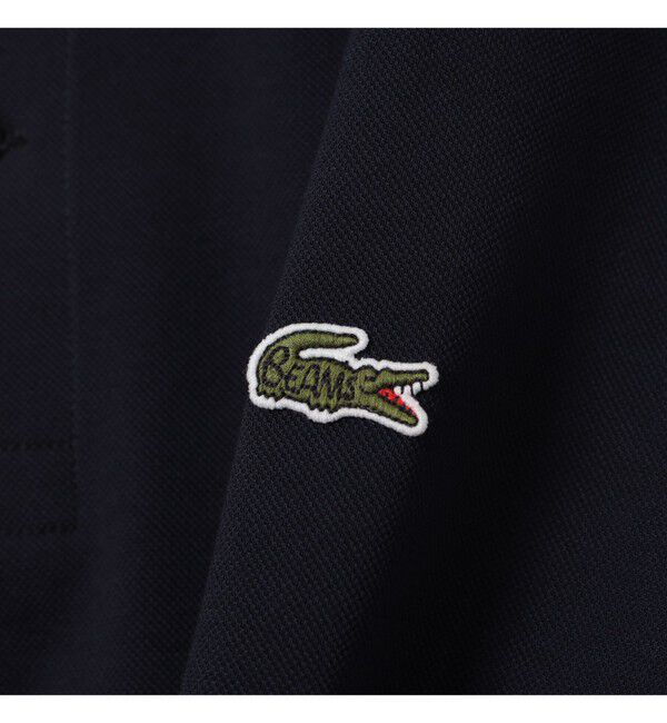 BEAMS「BEAMS｜【別注】LACOSTE / ヘビーカノコ ポロシャツ｜50周年 別注アイテム｜ヘビーカノコ素材｜水洗い可」|ポロシャツ|