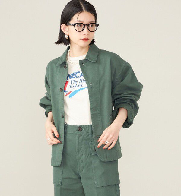 SHIPS for women「SHIPS NINE CASE:〈洗濯機可能〉ガーデン ジャケット ◇」|ミリタリージャケット|