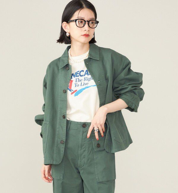SHIPS for women「SHIPS NINE CASE:〈洗濯機可能〉ガーデン ジャケット ◇」|ミリタリージャケット|