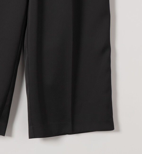 quaranciel「quaranciel:〈手洗い可能〉サテン ワイド ストレート スラックス」|その他|