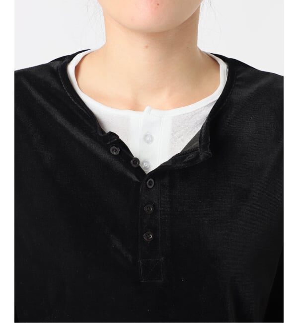 OUTDOOR PRODUCTS Usual Things「≪予約≫シアーベロアレイヤードライクトップス」|Tシャツ・カットソー|