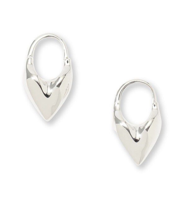 TOMORROWLAND GOODS「Otiumberg. Roscida Heart Hoops シルバー ピアス」|ピアス|