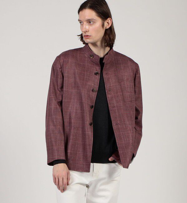 TOMORROWLAND BUYING WEAR「【別注】CARUSO ウールシルクリネン フォレスティエールジャケット」|ノーカラージャケット|