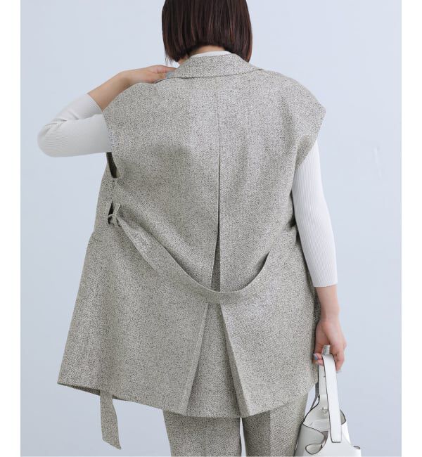 IENA「&NAVY ツイーディーサッシュジレ」|その他|