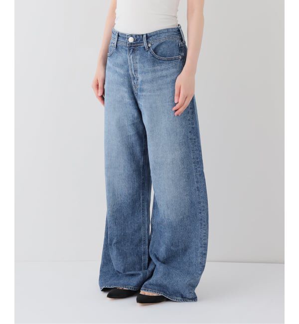 IENA「《追加》YANUK/ヤヌーク 別注 MARY Baggy straight デニムパンツ」|デニム|