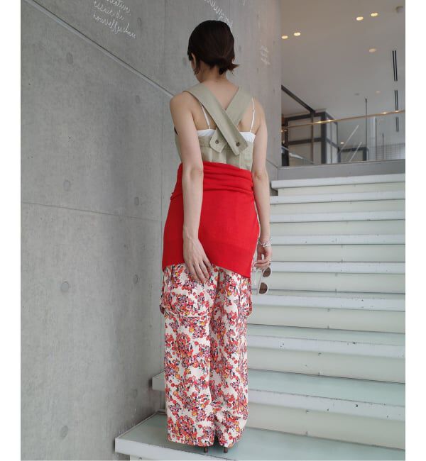 IENA「《一部店舗限定》Maison IENA フローラルカーゴパンツ」|カーゴ|