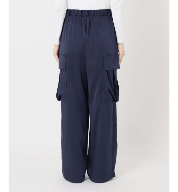 IENA「《一部店舗限定》Maison IENA サテンカーゴパンツ」|カーゴ|