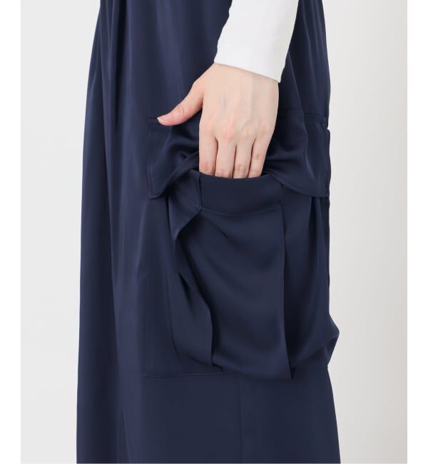 IENA「《一部店舗限定》Maison IENA サテンカーゴパンツ」|カーゴ|